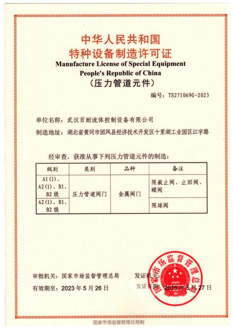 TS certificate