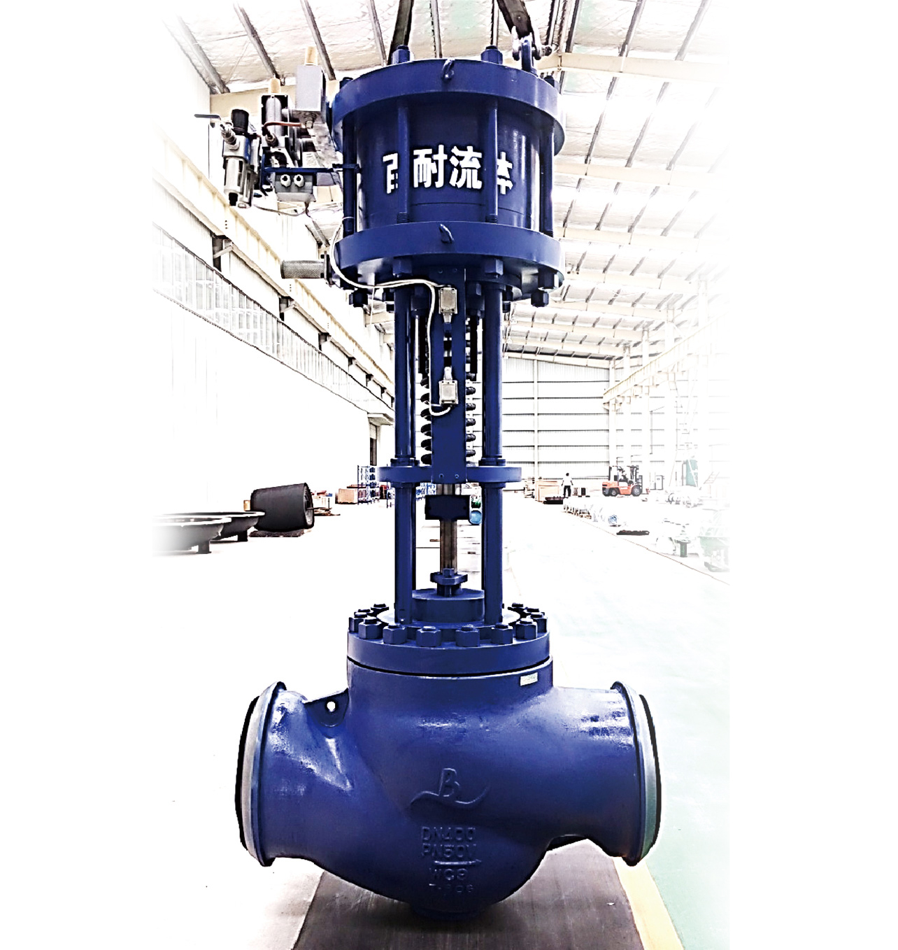 Cut-off type pneumatic quick-closing valve