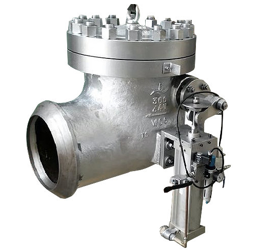 Pneumatic steam extraction check valve
