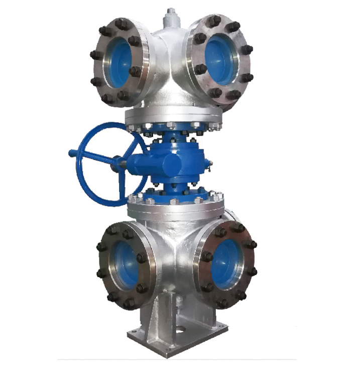 Dual-connecting tee switch valve